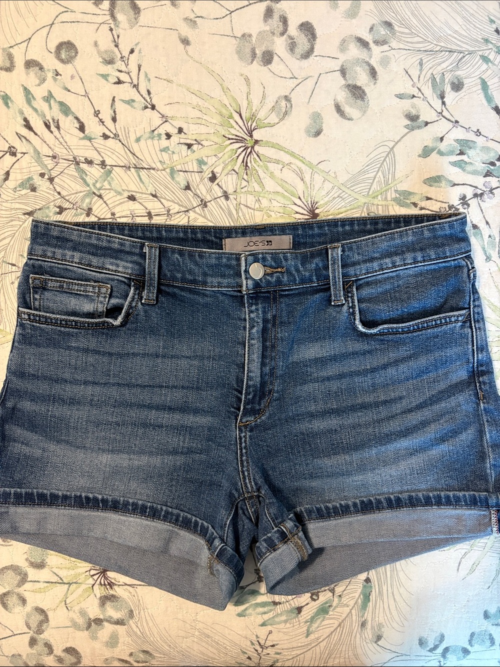 Joe's Jeans Blue Denim Jean Shorts